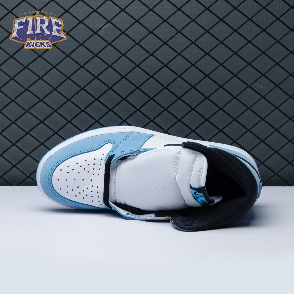 Jordan 1 Retro High White University Blue Black Unisex