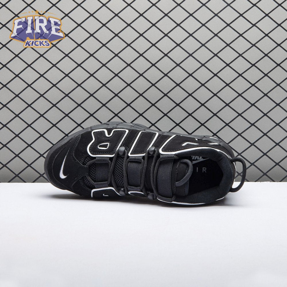 Nike Air More Uptempo Black White 414962-002 Unisex