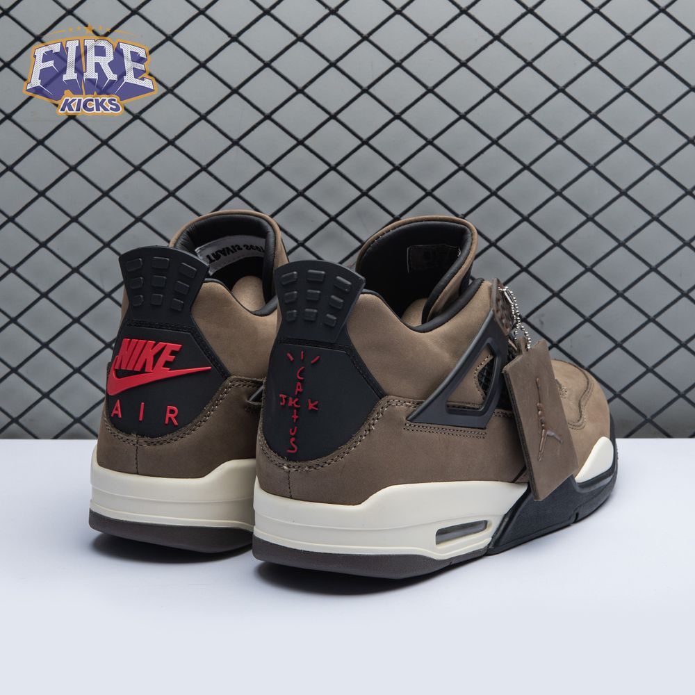 Jordan 4 Retro Travis Scott Cactus Jack Men's