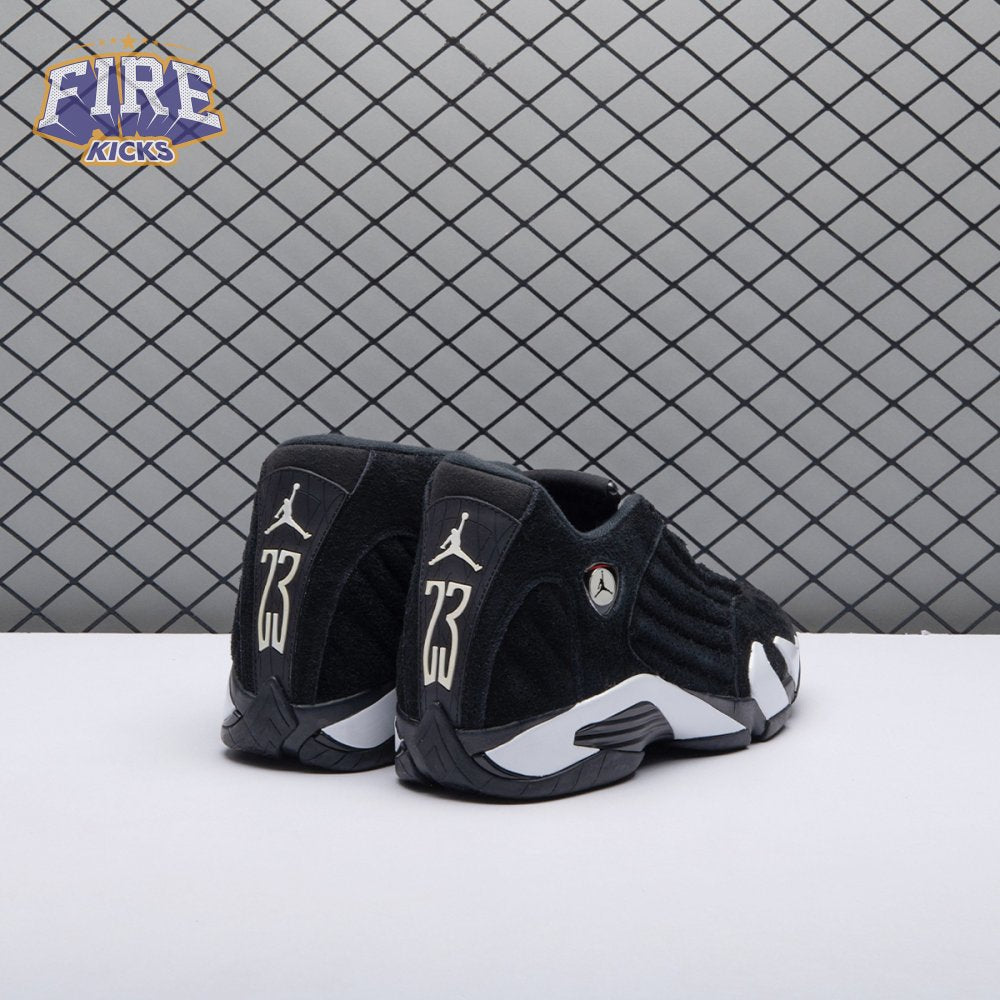Jordan 14 Retro Black White 487471-016 Men's