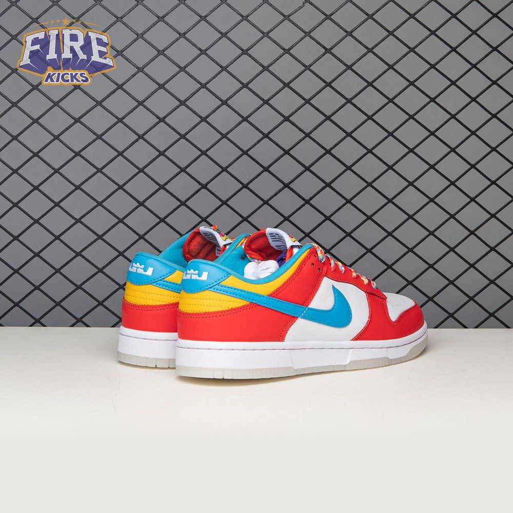 Nike Dunk Low QS LeBron James Fruity Pebbles DH8009-600 Unisex