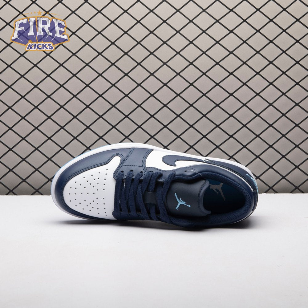 Jordan 1 Low Midnight Navy University Blue 553558-404 Unisex