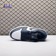 Jordan 1 Low Midnight Navy University Blue 553558-404 Unisex