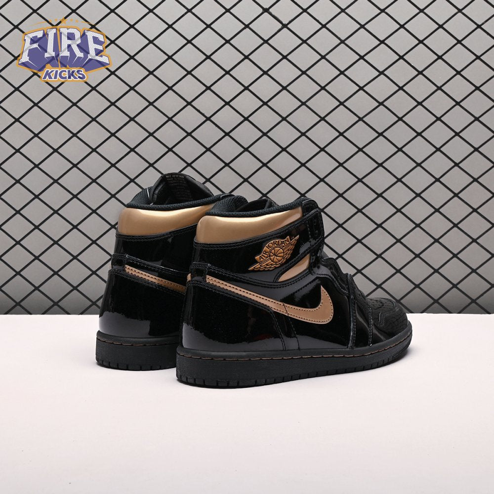 Jordan 1 Retro High Black Metallic Gold (2020) Unisex
