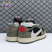 Travis Scott x Air Jordan 1 Low OG Black Olive DM7866-001 Unisex
