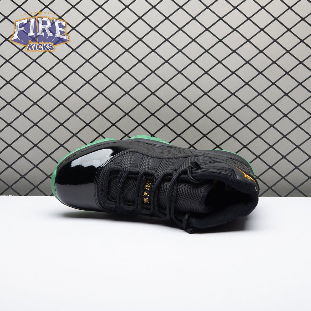 Air Jordan 11 Black Green Yellow CT8012-037 Men's