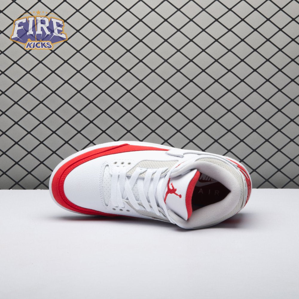 Air Jordan 3 Retro Tinker White University Red Men's
