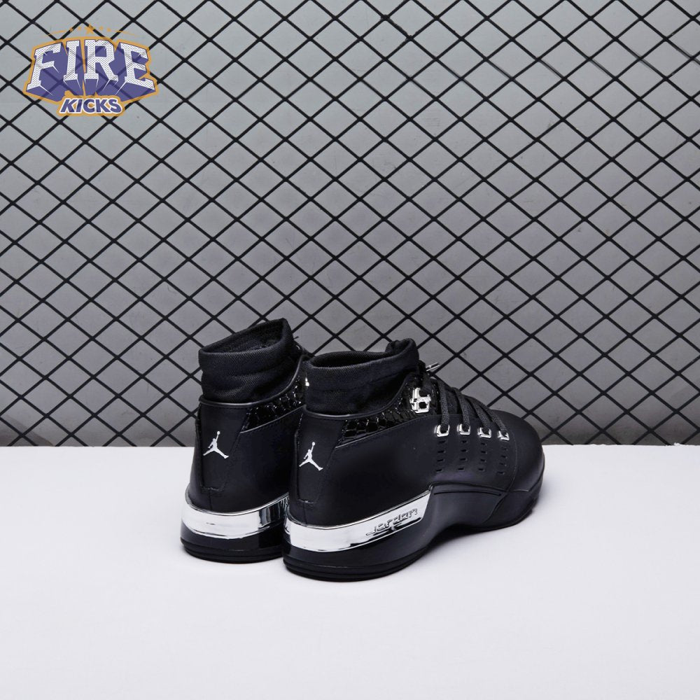 Jordan 17 OG Low Black Chrome 303891-004 Men's