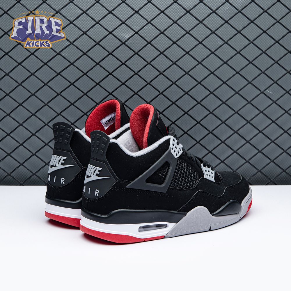 Air Jordan 4 Retro OG Bred 2019 Unisex