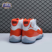 Air Jordan 11 Retro High 72-10 White Orange Men's