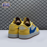 Jordan 1 Retro Low OG SP Travis Scott Canary DZ4137-700 Unisex