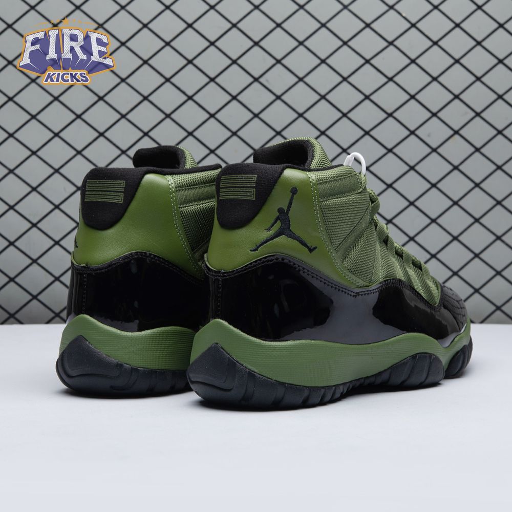Air Jordan 11 Retro Army Green Black CT8012 300 Men's