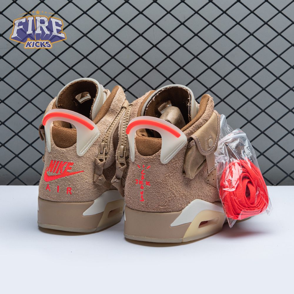 Travis Scott x Air Jordan 6 Retro 'British Khaki' Men's