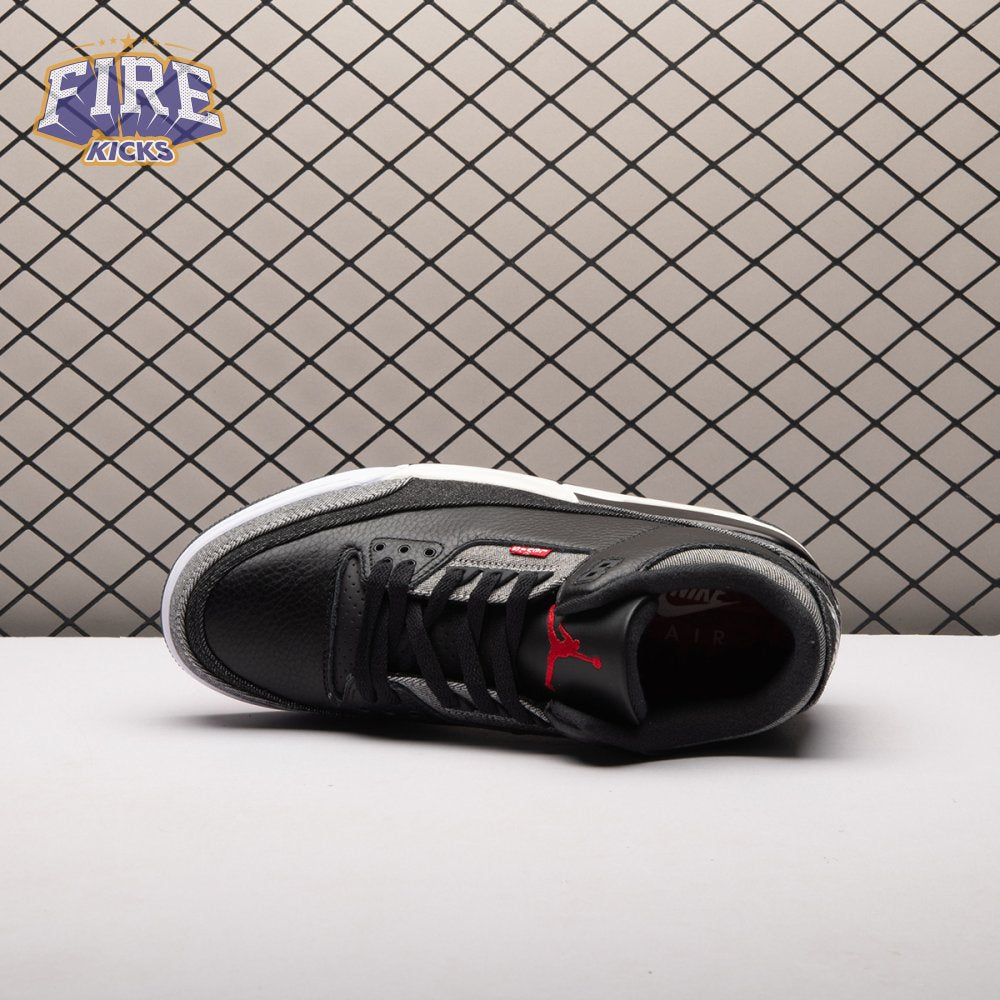 Jordan 3 Retro Levi's Black IR0914-400 Unisex