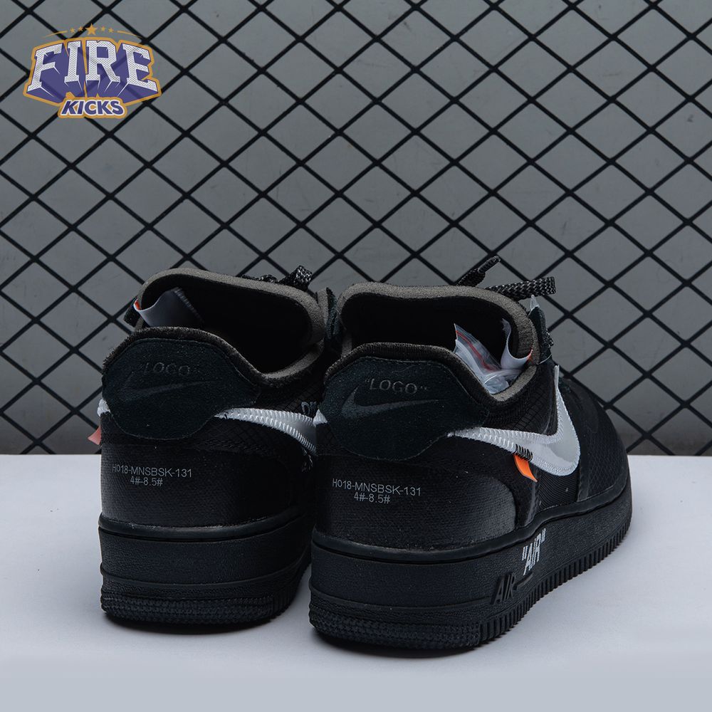 Nike Air Force 1 Low Off-White Black White AO4606 001 Unisex