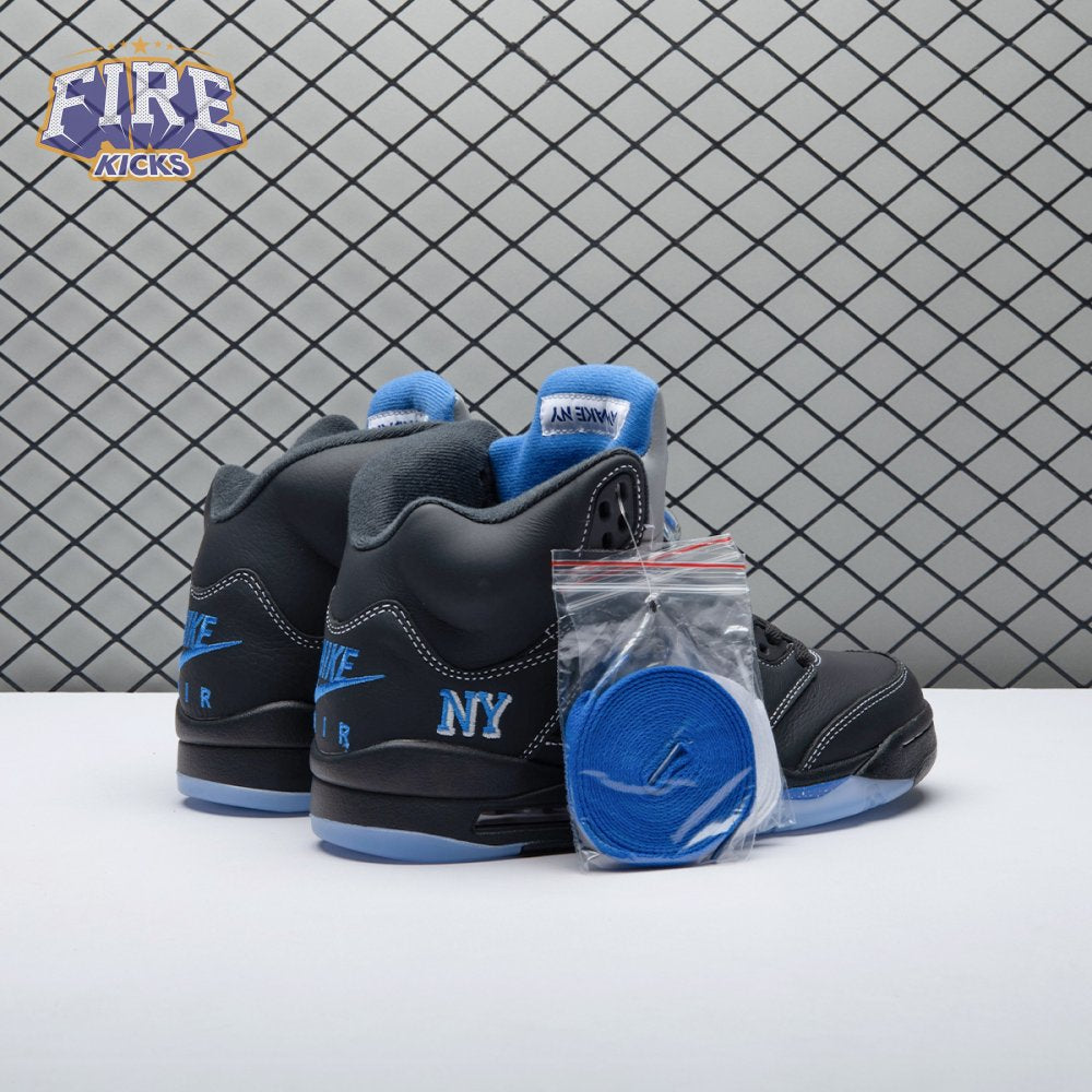 Awake NY x Air Jordan 5 "Black/Racer Blue" DV4982-004 Unisex