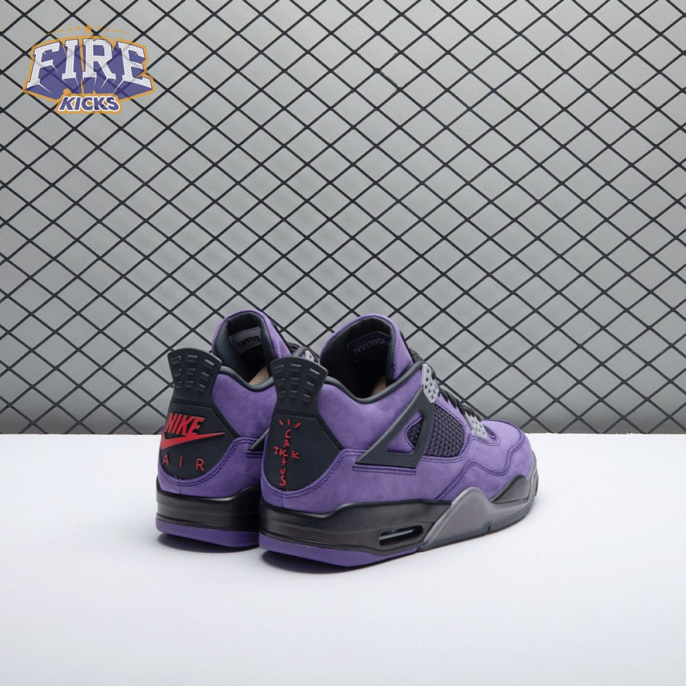 Air jordan 4 x Travis Scott Purple Unisex