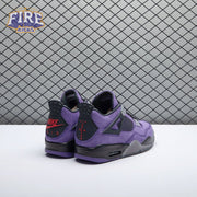 Air jordan 4 x Travis Scott Purple Unisex