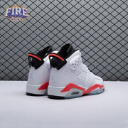 Jordan 6 Retro Infrared White 384664-123 Men's
