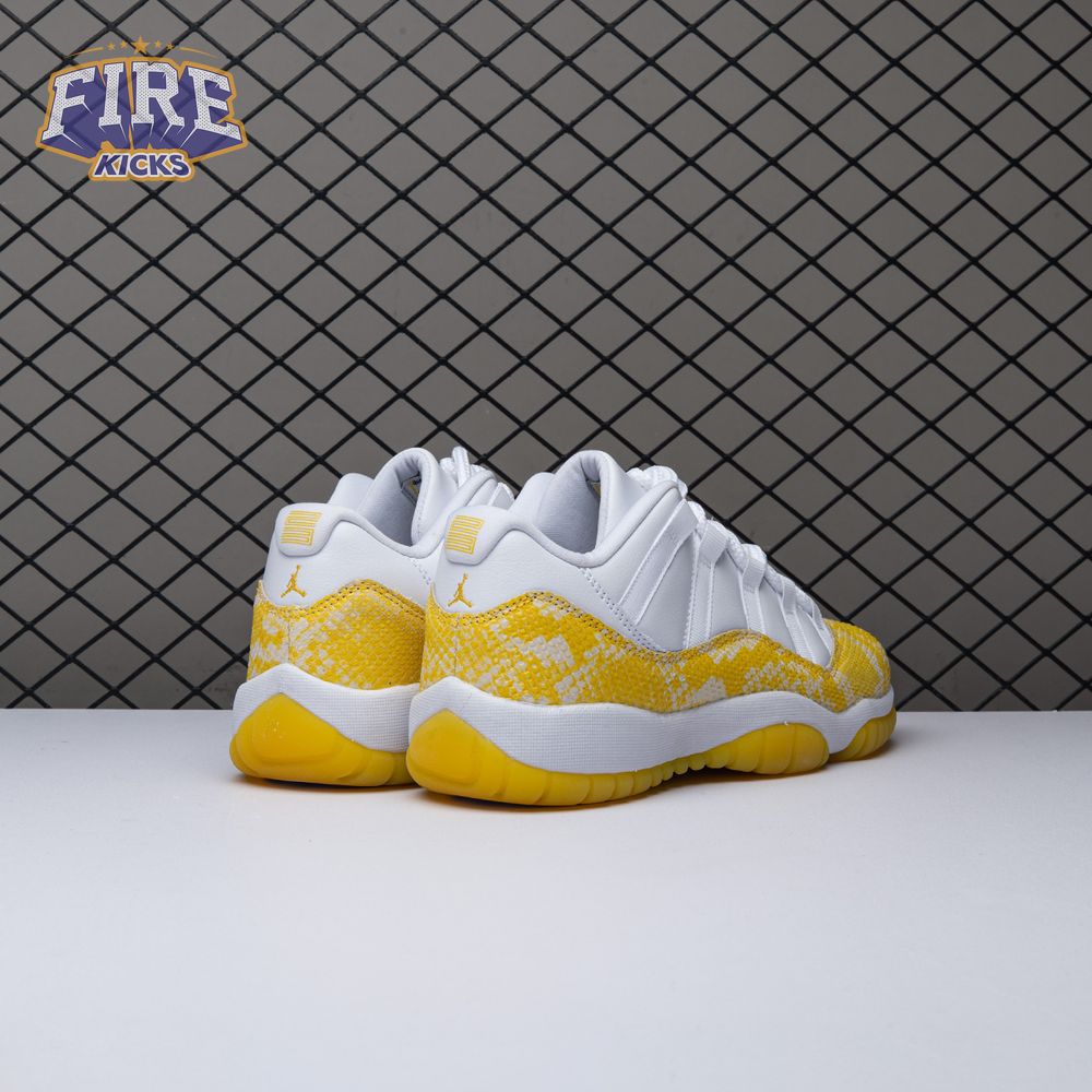 Jordan 11 Retro Low Tour Yellow Snakeskin AH7860-107 Men's