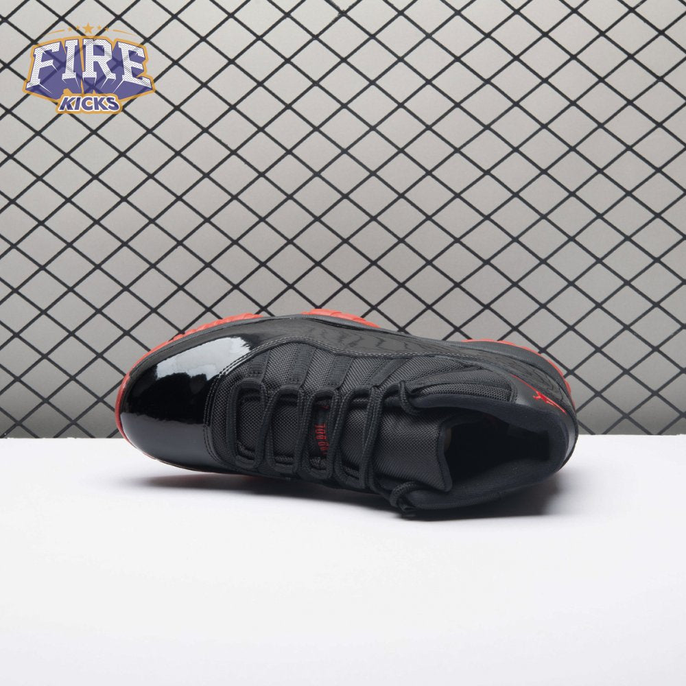 Air Jordan 11 Black Red 378037-326 Men's