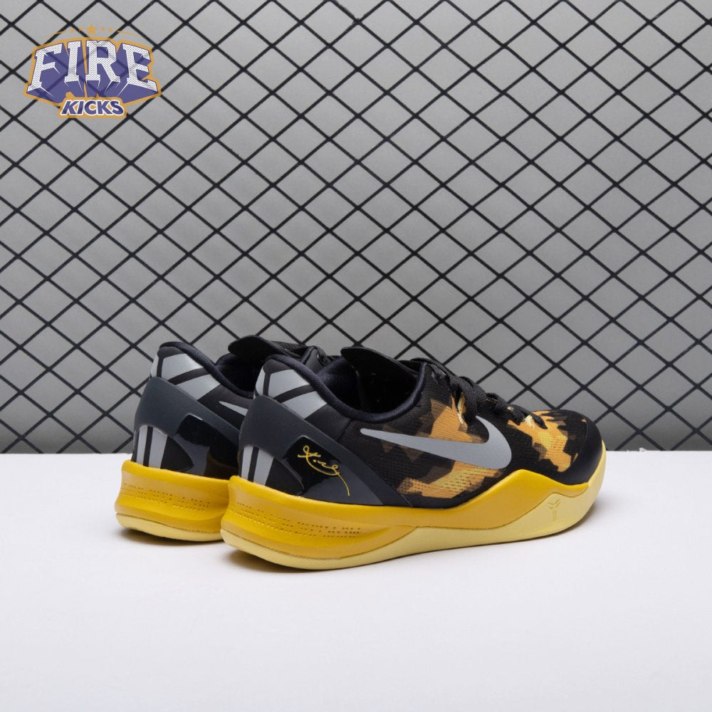 Nike Kobe 8 XDR Black Yellow 555286-077 Men's