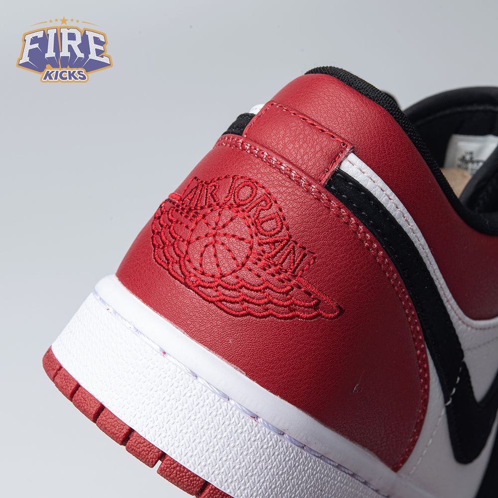 Jordan 1 Low Black Toe 553558-116 Unisex
