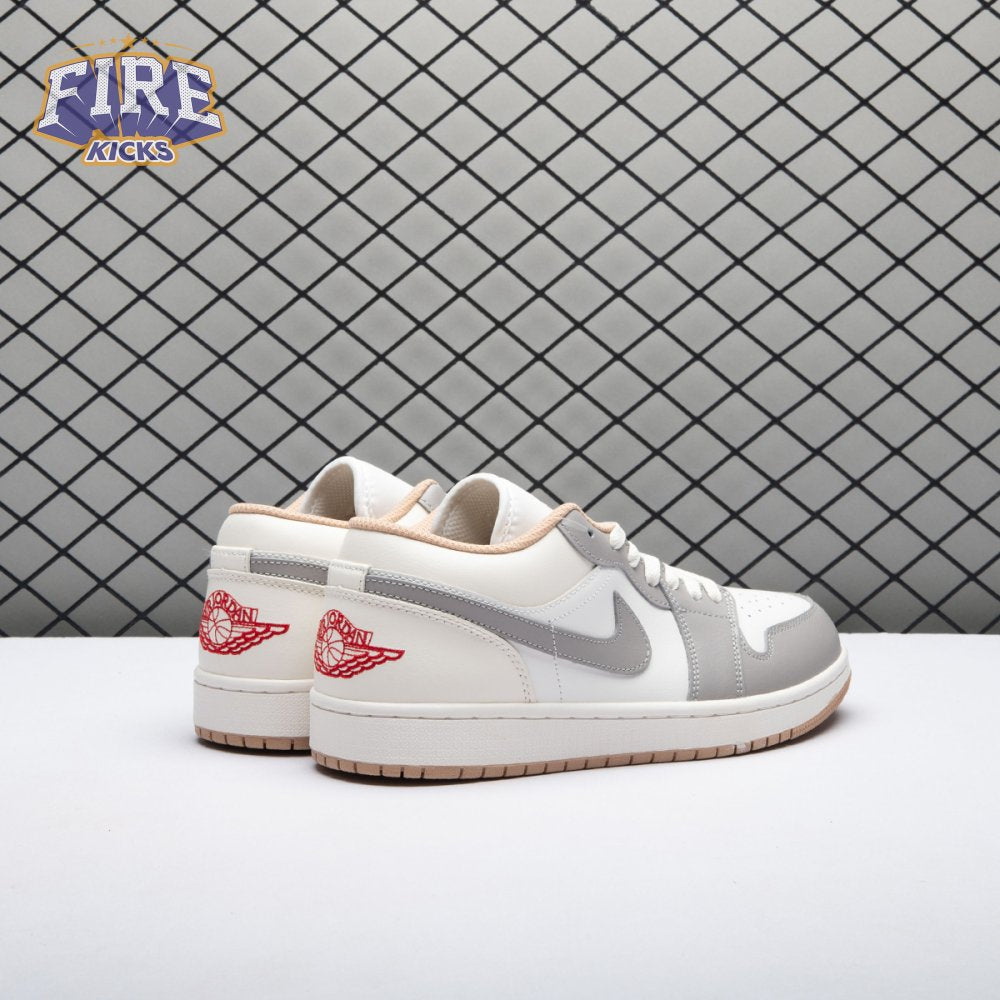 Jordan 1 Low Sail College Grey Rattan 553558-169 Unisex