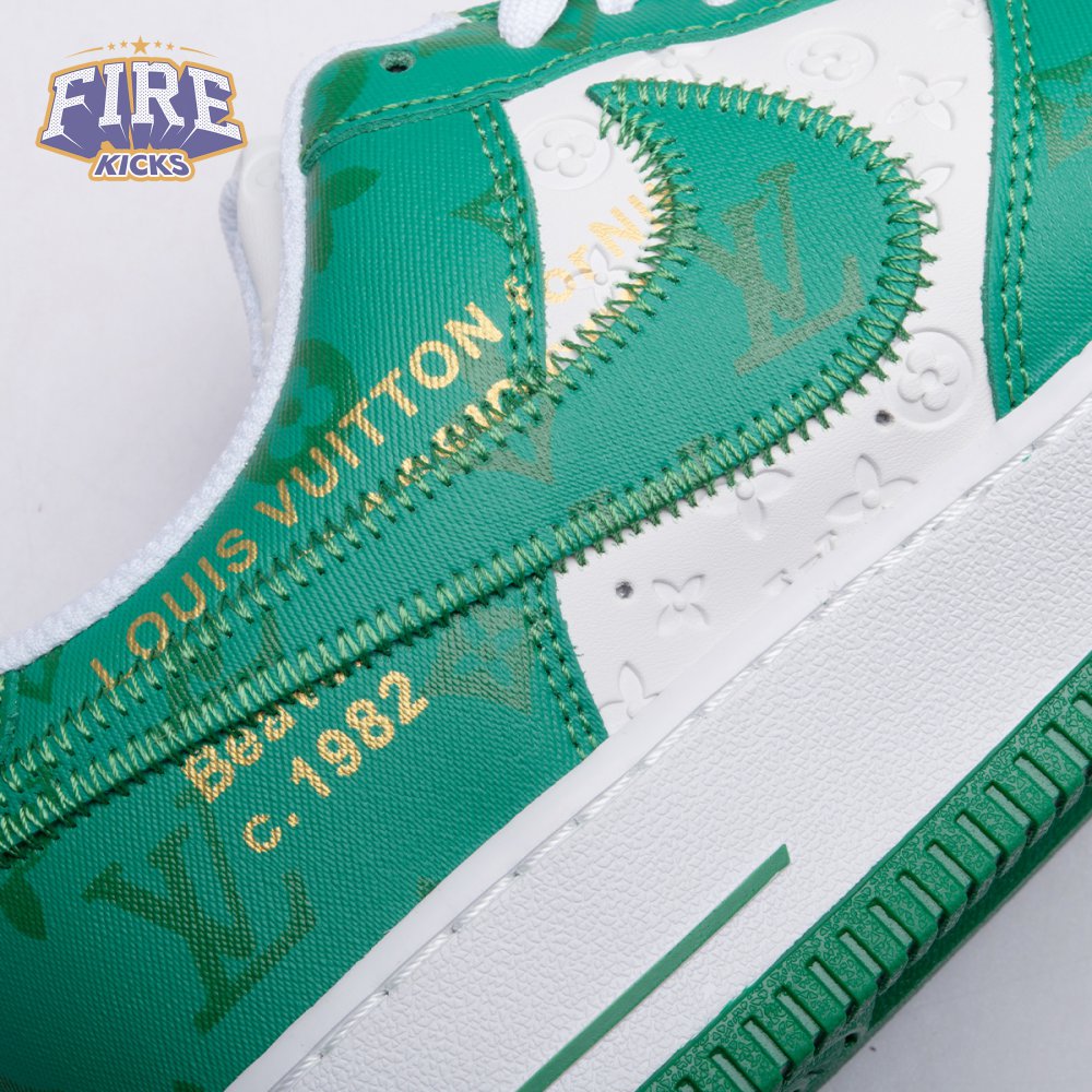 Nike Air Force 1 Low By Virgil Abloh White Green Men's