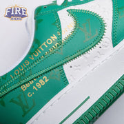Nike Air Force 1 Low By Virgil Abloh White Green Men's