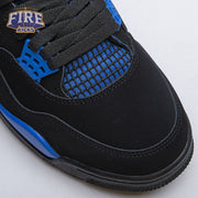 Jordan 4 Retro Black Blue Unisex
