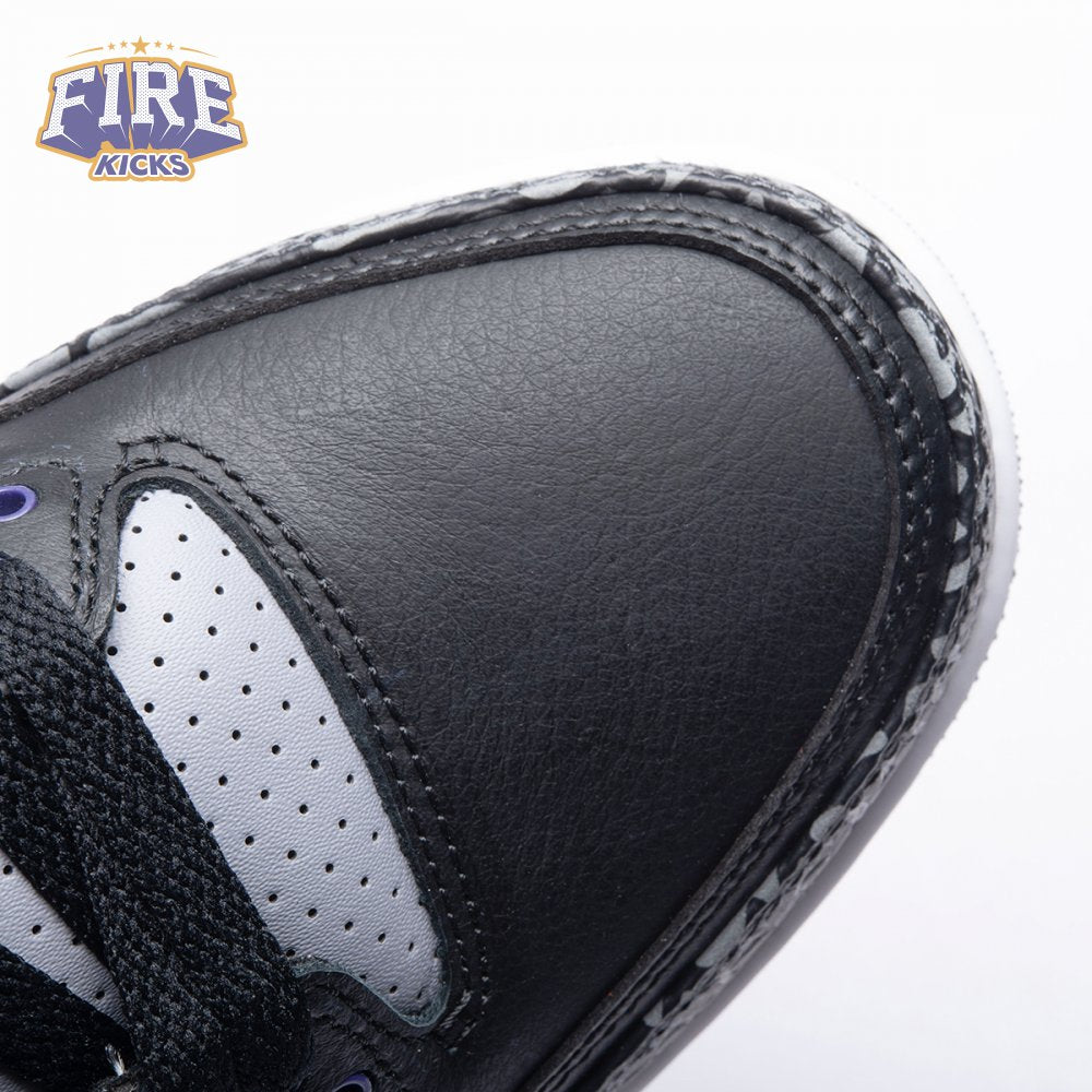 Jordan 3 Retro Black Court Purple CT8532-050 Men's