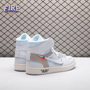 Jordan 1 Retro High Off-White Alaska AA3834-100 Unisex