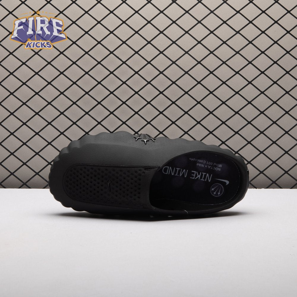NOCTA x Nike Mind 001 Nike Mind 001 Slide Triple Black HQ4307-005 Unisex（Size Up Recommended）