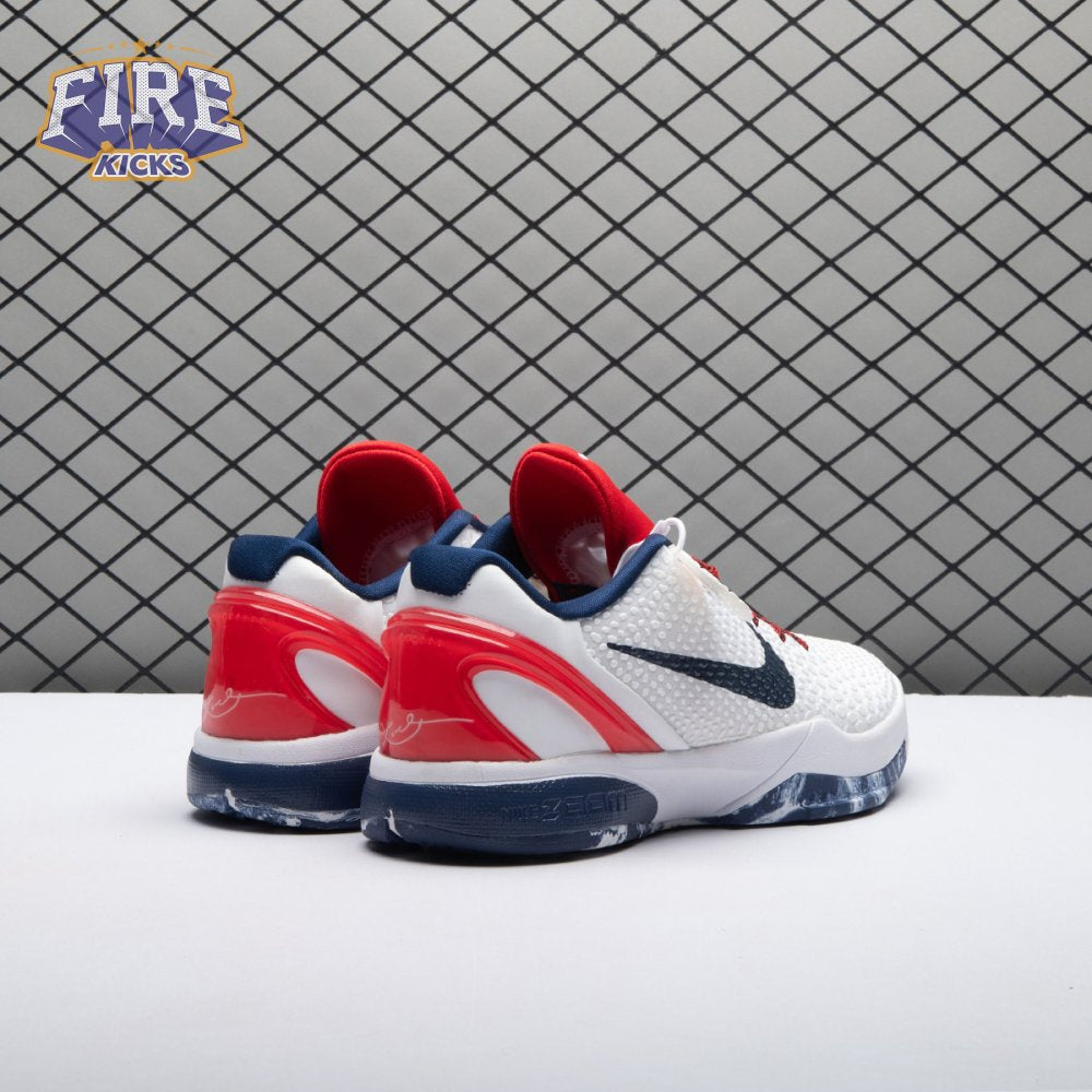 Nike Kobe 6 White Red CW2190-101 Men's