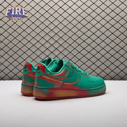 Nike Air Force 1 Low '07 Stadium Green Crimson IB6834-300 Unisex