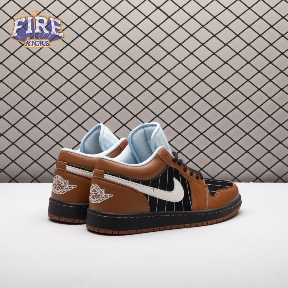 Jordan 1 Low SE Black Sail Light British Tan IR7560-010 Unisex