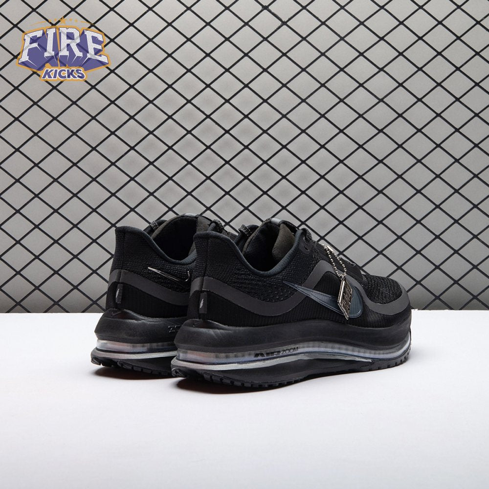 Nike Air Zoom Pegasus Premium Black Metallic Silver HQ2592-005 Men's