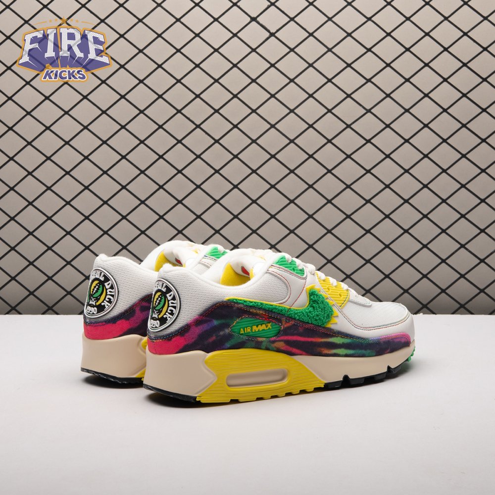 Nike Air Max 90 Grateful Dead University of Oregon Grateful Ducks IM2511-100 Men's