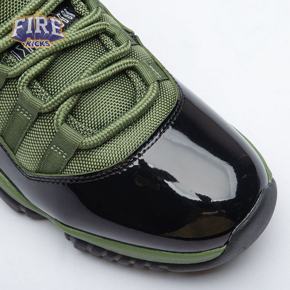 Air Jordan 11 Retro Army Green Black CT8012 300 Men's