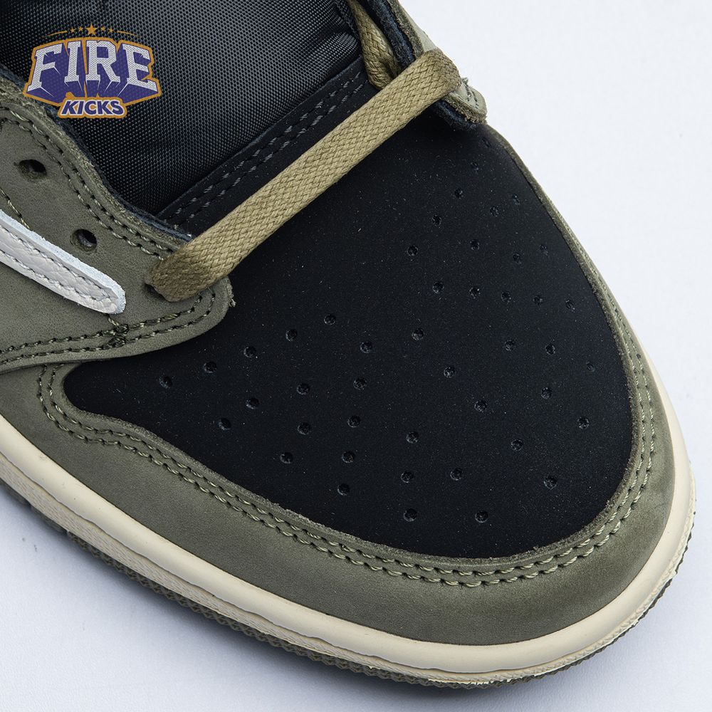 Travis Scott x Air Jordan 1 Low OG Black Olive DM7866-001 Unisex