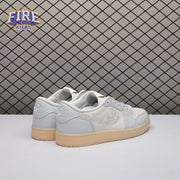 Jordan 1 Retro Low OG Rabbit Floral Swoosh IF4391-100 Unisex
