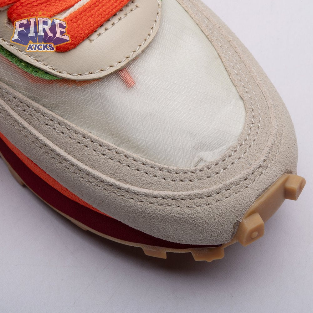 Nike LD Waffle CLOT Kiss of Death Net Orange Blaze DH1347-100 Unisex