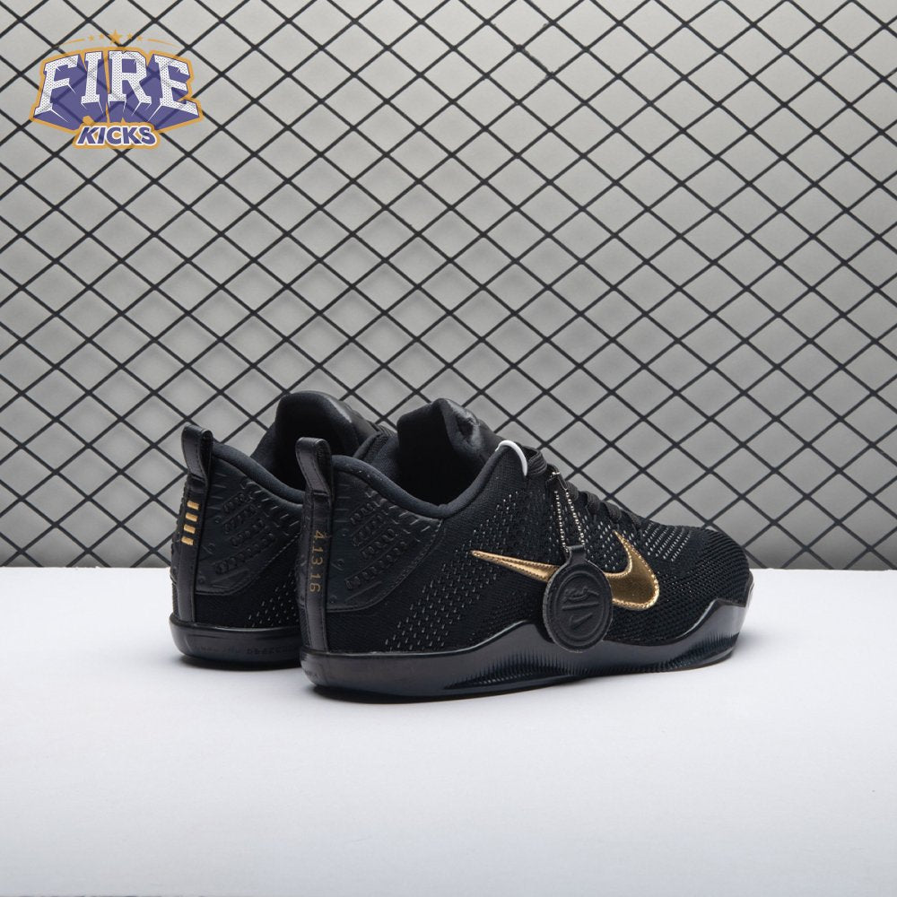 Nike Kobe 11 Elite Low Black Mamba Collection Fade to Black 869459-001 Men's