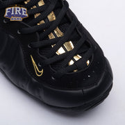 Nike Air Foamposite Pro Black Metallic Gold 624041-009 Unisex