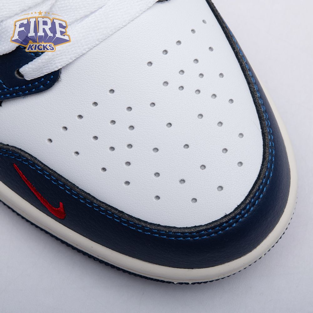 Air Jordan 1 Low OG 'Gym Red & Midnight Navy' HQ2993-100 Unisex