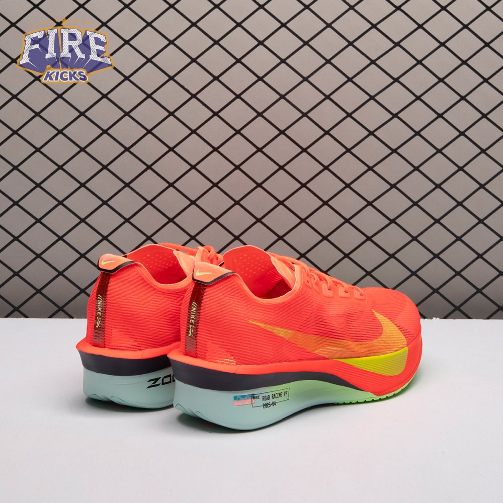 Nike ZoomX Vaporfly Next% 4 Bright Crimson Mint Foam Cave Purple Lime Blast HF6414-600 Men's