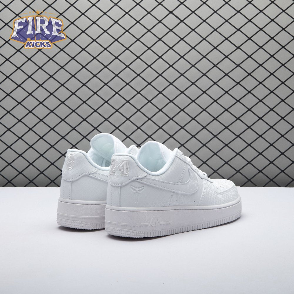 Nike Air Force 1 Low Kobe Bryant Forever White IB0018-100 Unisex