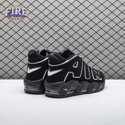 Nike Air More Uptempo Black White 414962-002 Unisex