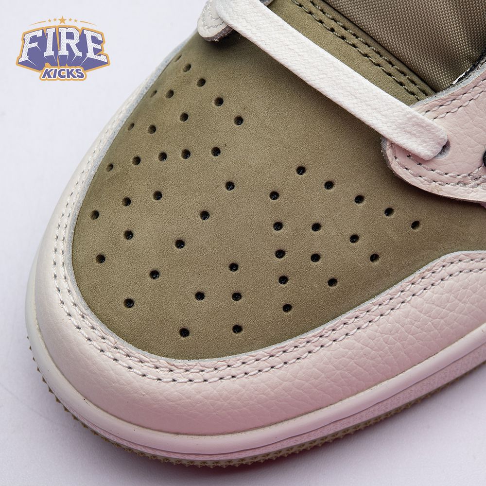 Jordan 1 Retro Low Golf Travis Scott Neutral Olive FZ3124-200 Unisex